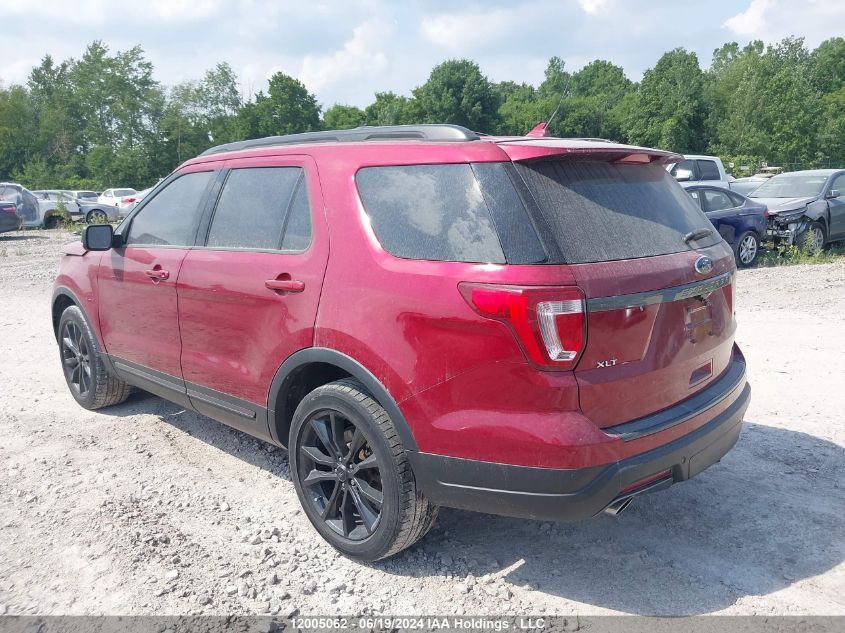 2018 Ford Explorer Xlt VIN: 1FM5K8D89JGA92549 Lot: 12005062