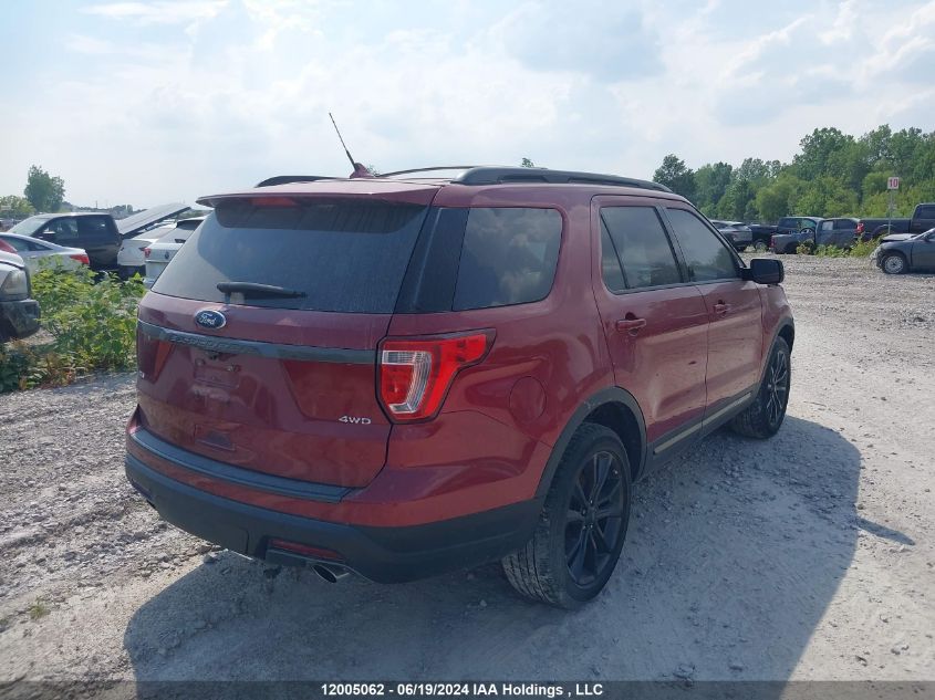 2018 Ford Explorer Xlt VIN: 1FM5K8D89JGA92549 Lot: 12005062