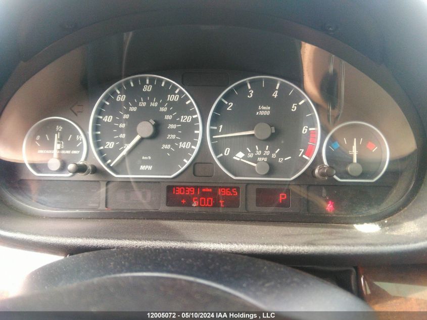 2003 BMW 330 Ci VIN: WBABN53483PH04142 Lot: 12005072