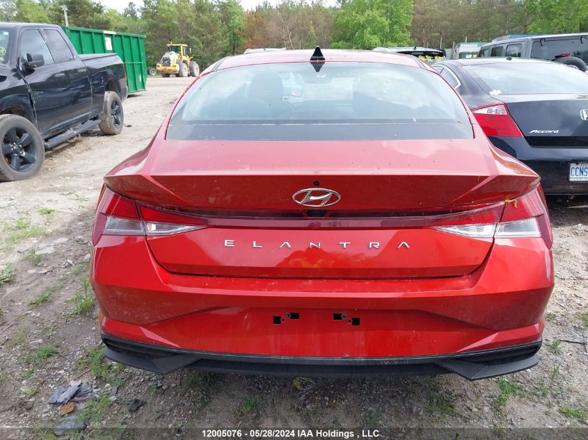 2022 Hyundai Elantra Preferred Ivt VIN: KMHLM4AG1NU327359 Lot: 12005076