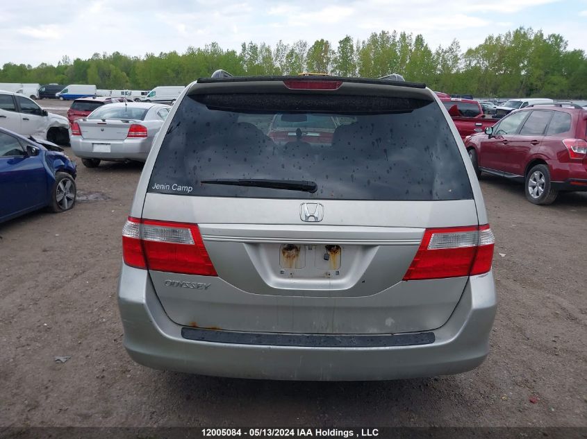 2006 Honda Odyssey Ex-L VIN: 5FNRL38616B501630 Lot: 12005084