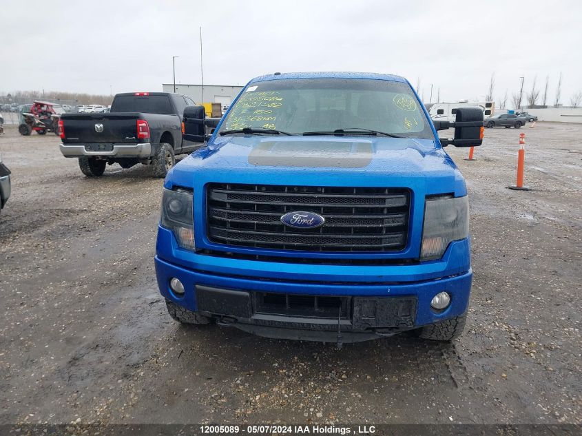 2014 Ford F150 Supercrew VIN: 1FTFW1ET7EFB21582 Lot: 12005089