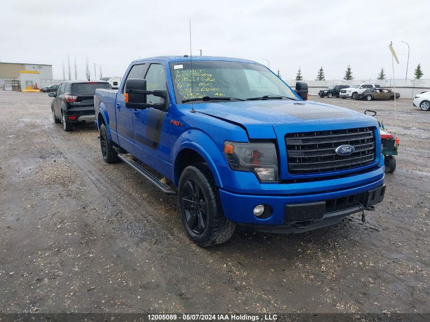 2014 Ford F150 Supercrew VIN: 1FTFW1ET7EFB21582 Lot: 12005089