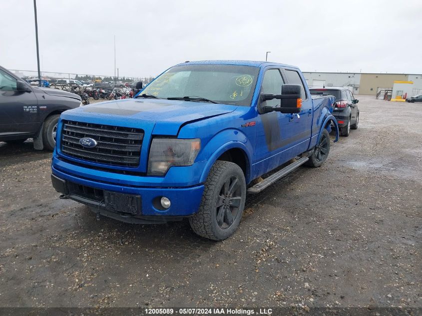 2014 Ford F150 Supercrew VIN: 1FTFW1ET7EFB21582 Lot: 12005089