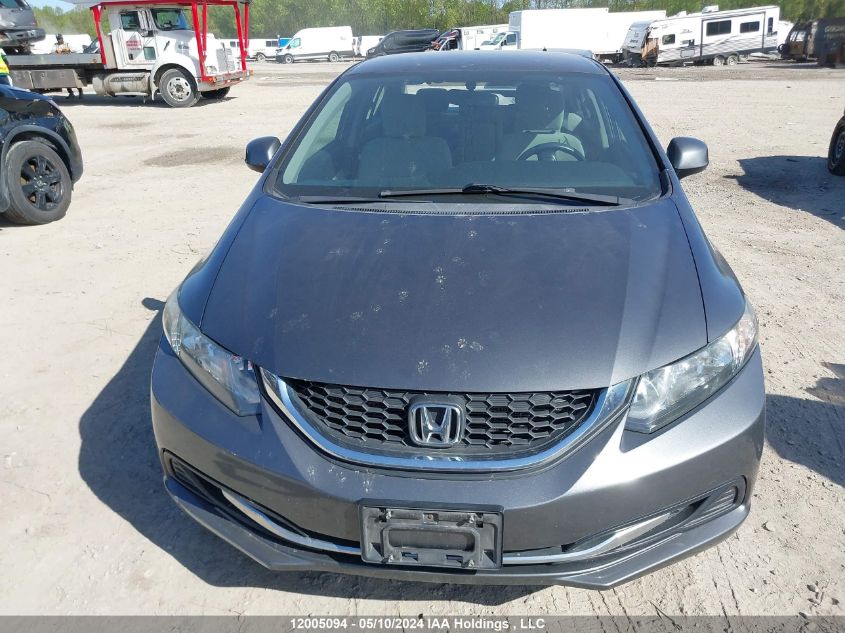 2013 Honda Civic Sdn VIN: 2HGFB2F43DH028128 Lot: 12005094