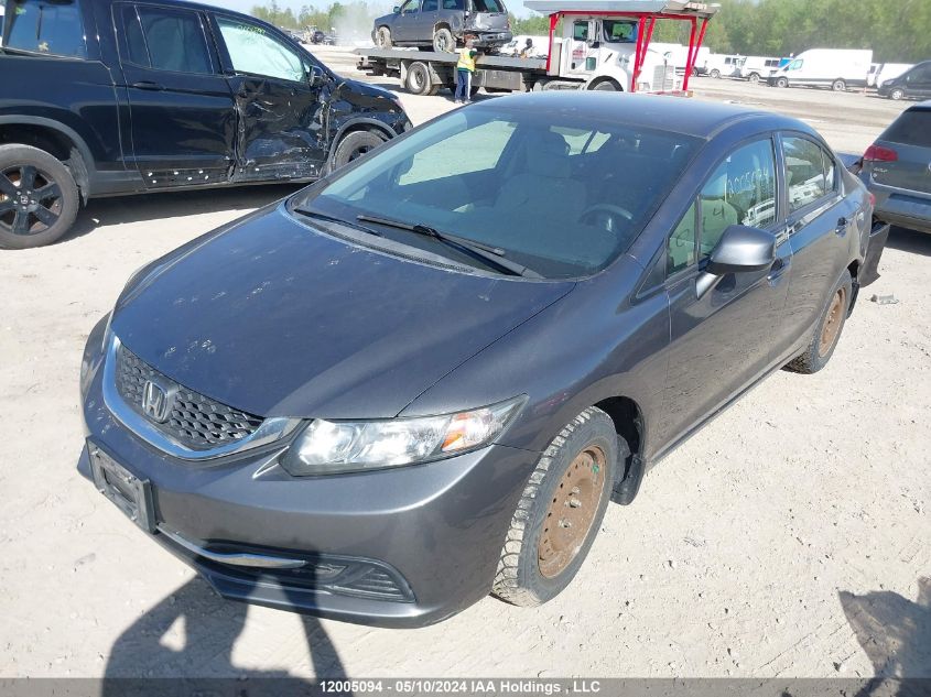 2013 Honda Civic Sdn VIN: 2HGFB2F43DH028128 Lot: 12005094