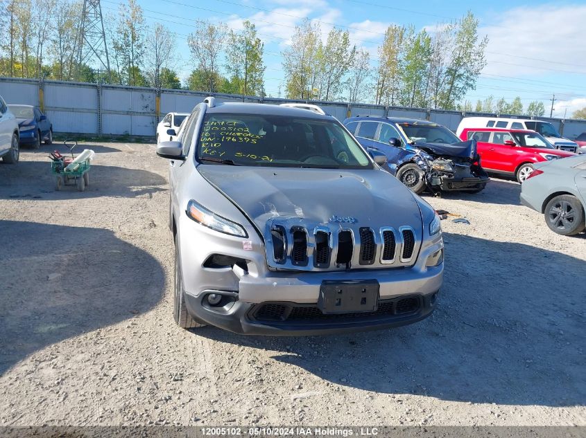 2016 Jeep Cherokee VIN: 1C4PJMCS7GW196395 Lot: 12005102