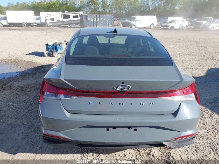 2022 Hyundai Elantra Sel VIN: KMHLM4AG4NU355673 Lot: 12005107