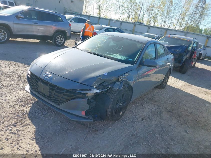 2022 Hyundai Elantra Sel VIN: KMHLM4AG4NU355673 Lot: 12005107