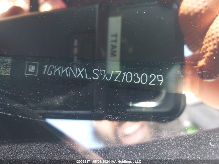 2018 GMC Acadia VIN: 1GKKNXLS9JZ103029 Lot: 12005117