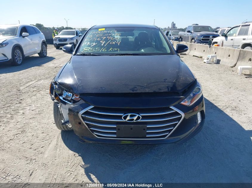 2018 Hyundai Elantra Sel/Value/Limited VIN: KMHD84LF5JU567960 Lot: 12005119