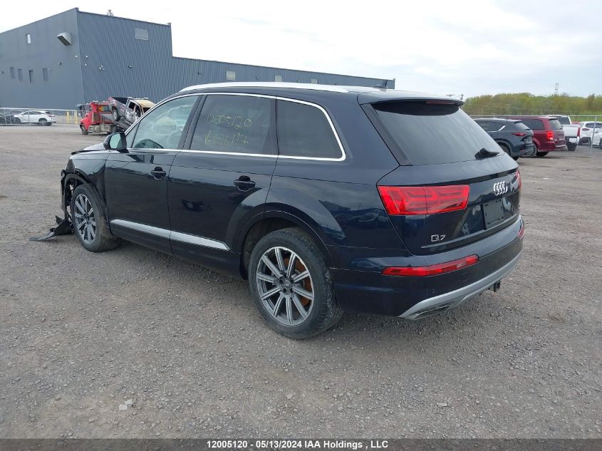 2017 Audi Q7 VIN: WA1VAAF77HD036117 Lot: 12005120