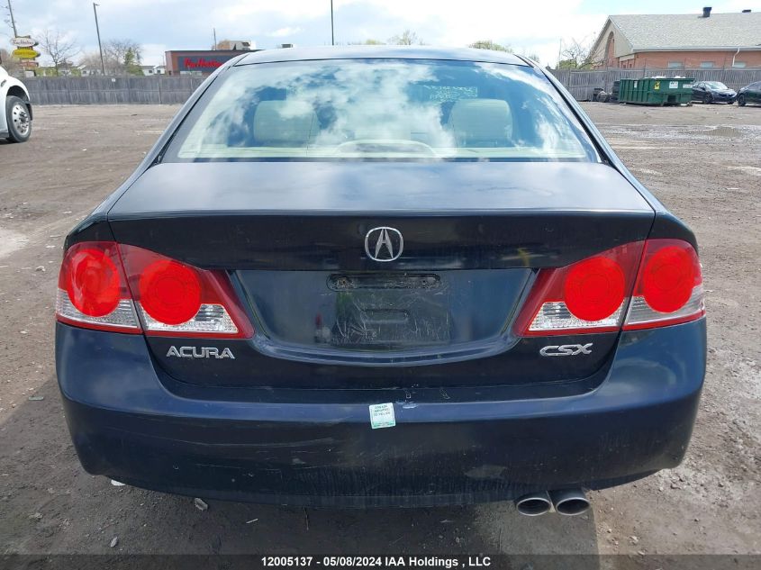 2007 Acura Csx VIN: 2HHFD56597H200599 Lot: 12005137