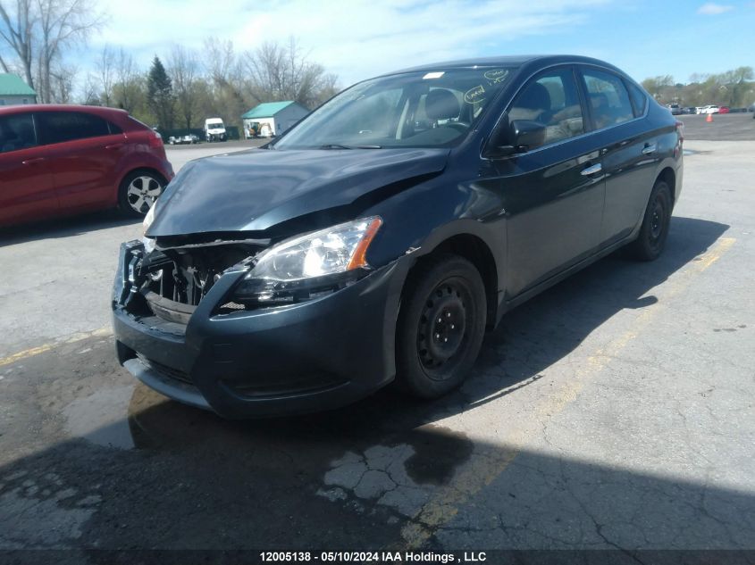 2015 Nissan Sentra VIN: 3N1AB7AP9FL639317 Lot: 12005138