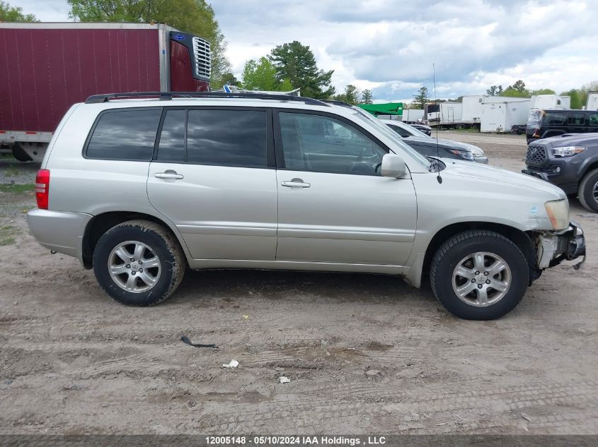 2003 Toyota Highlander Limited VIN: JTEHF21A430109159 Lot: 12005148