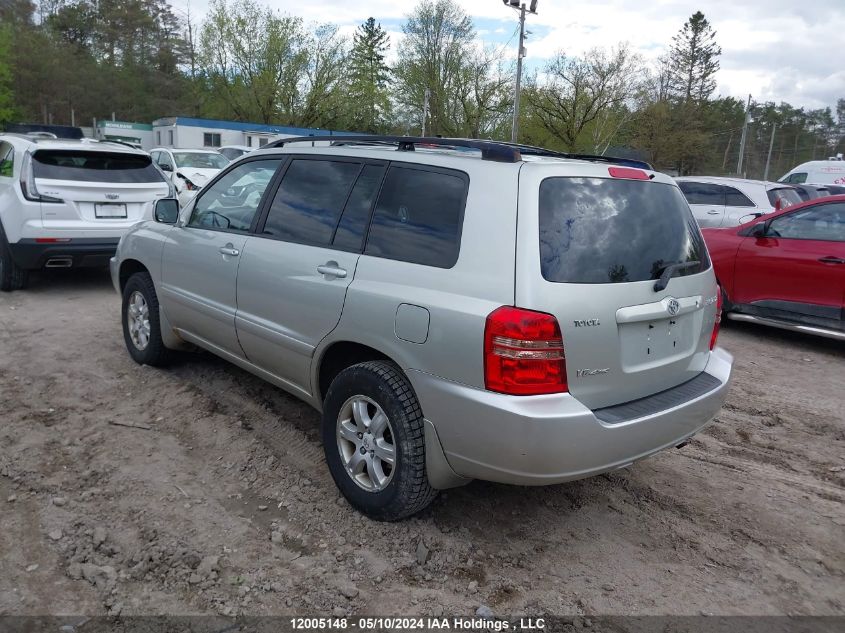 2003 Toyota Highlander Limited VIN: JTEHF21A430109159 Lot: 12005148