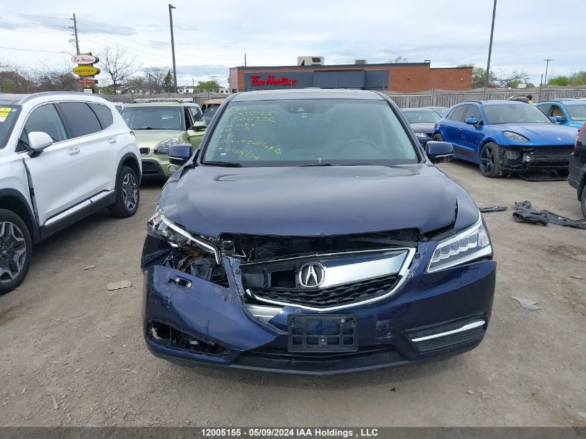 2016 Acura Mdx VIN: 5FRYD4H63GB506326 Lot: 12005155