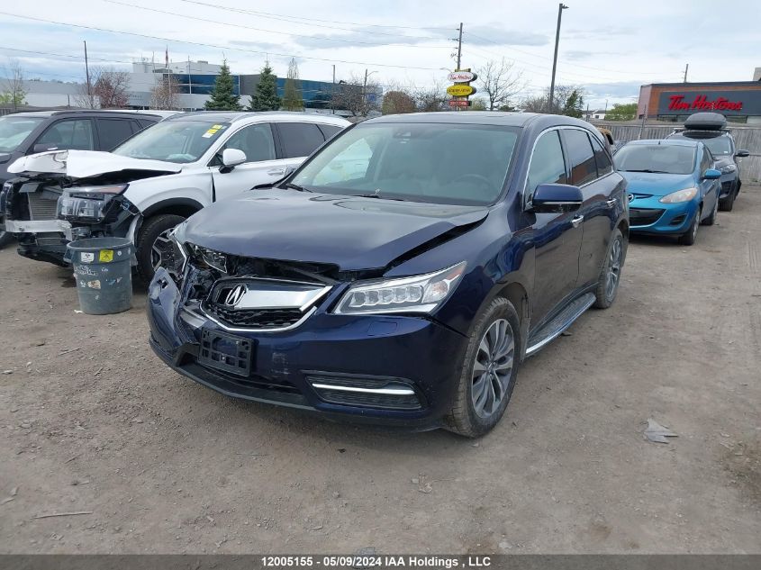 2016 Acura Mdx VIN: 5FRYD4H63GB506326 Lot: 12005155