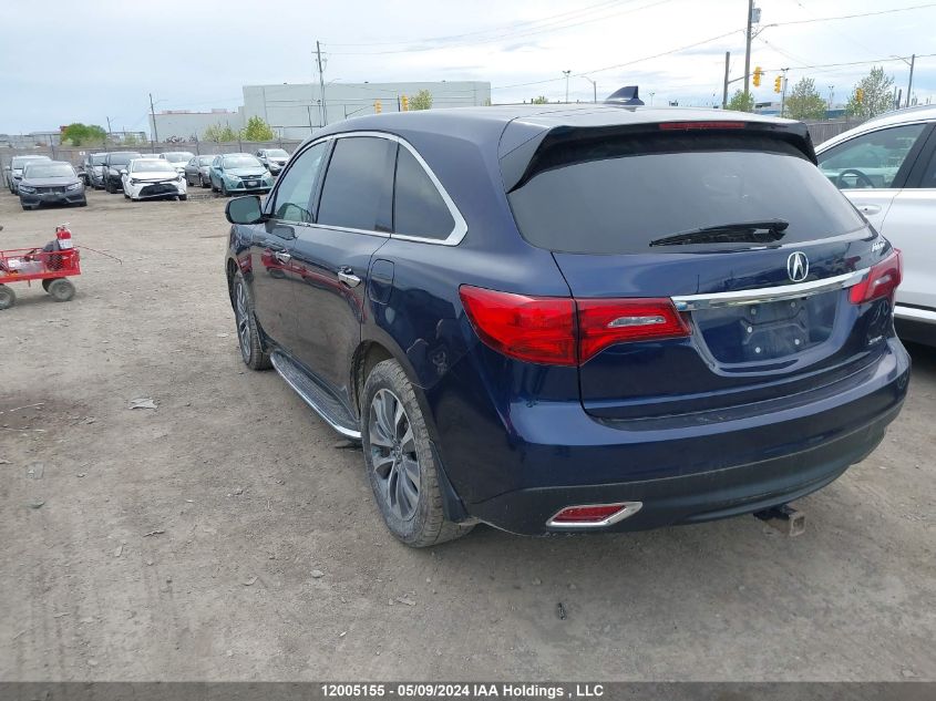 2016 Acura Mdx VIN: 5FRYD4H63GB506326 Lot: 12005155