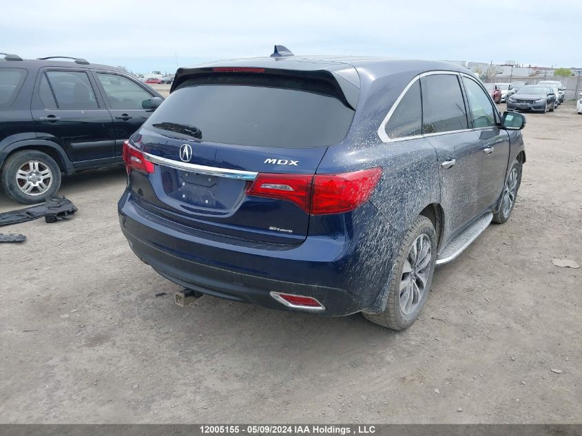 2016 Acura Mdx VIN: 5FRYD4H63GB506326 Lot: 12005155