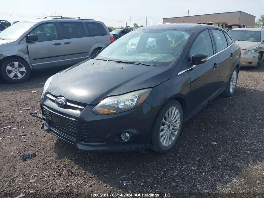 2012 Ford Focus Titanium VIN: 1FAHP3J22CL439015 Lot: 12005181