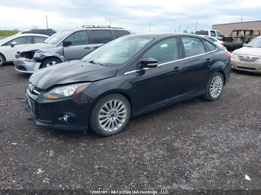 2012 Ford Focus Titanium VIN: 1FAHP3J22CL439015 Lot: 12005181