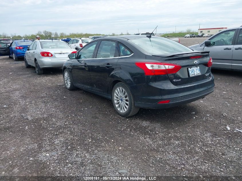 2012 Ford Focus Titanium VIN: 1FAHP3J22CL439015 Lot: 12005181