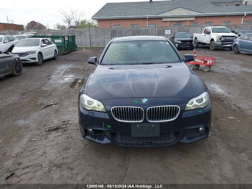 2013 BMW 5 Series VIN: WBAXH5C53DDW12345 Lot: 12005186