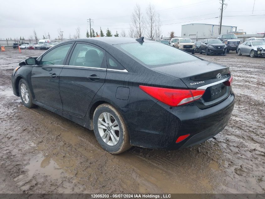 2014 Hyundai Sonata Gls VIN: 5NPEB4AC5EH896175 Lot: 12005203