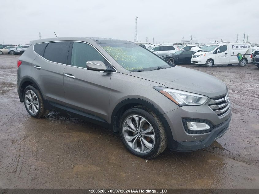 2013 Hyundai Santa Fe VIN: 5XYZUDLA3DG116493 Lot: 12005205