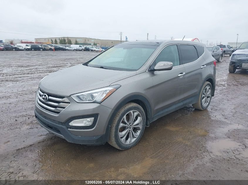 2013 Hyundai Santa Fe VIN: 5XYZUDLA3DG116493 Lot: 12005205