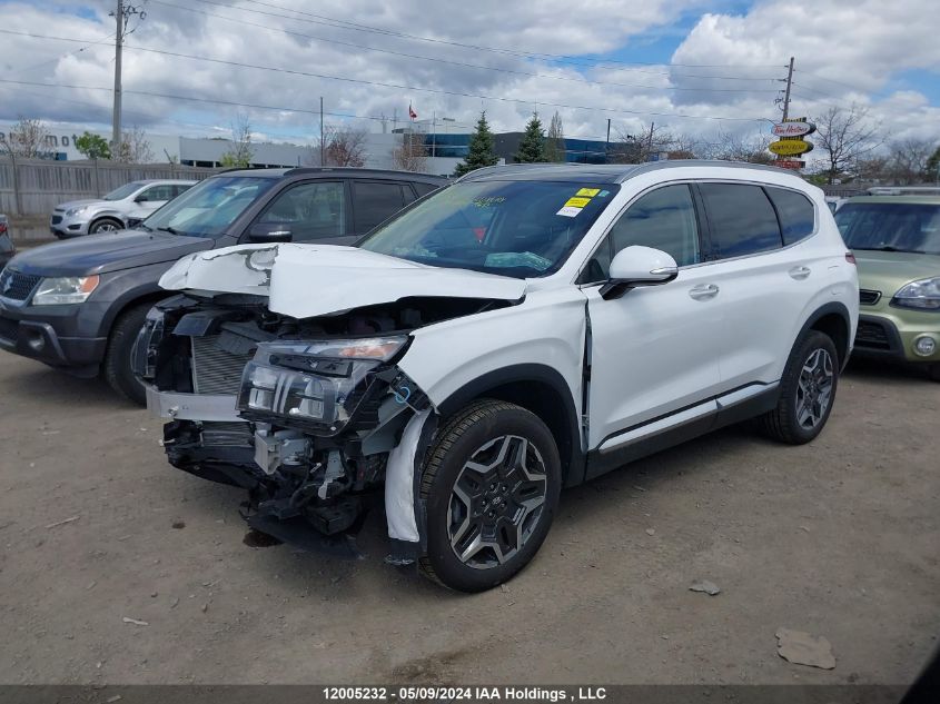 2023 Hyundai Santa Fe Luxury Hybrid Awd VIN: KM8S5DA1XPU084528 Lot: 12005232