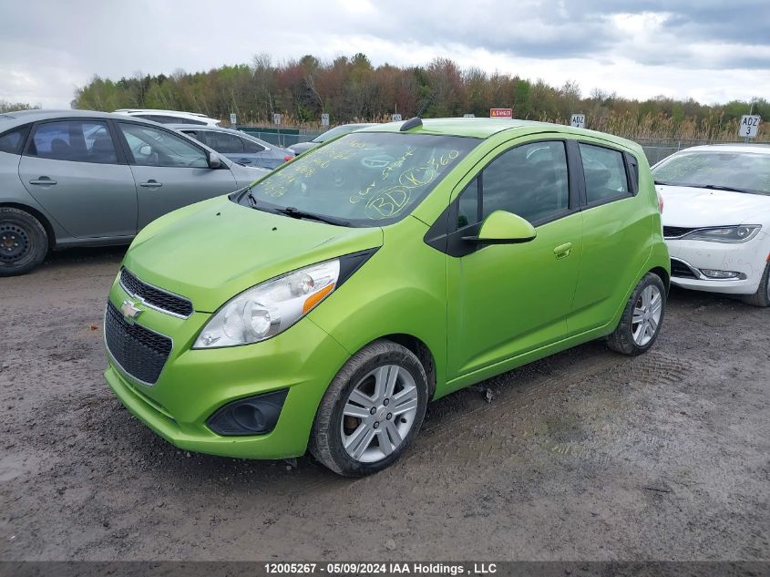 2015 Chevrolet Spark 1Lt VIN: KL8CD6S91FC764696 Lot: 12005267