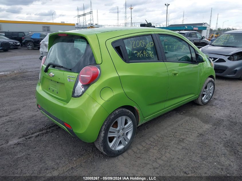 2015 Chevrolet Spark 1Lt VIN: KL8CD6S91FC764696 Lot: 12005267