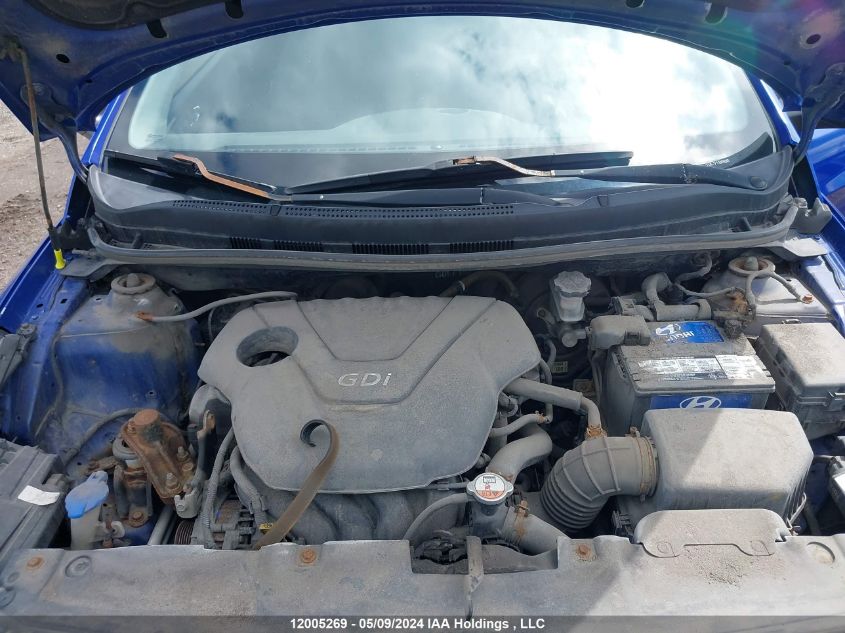 2012 Hyundai Accent Gls/Gs/Se VIN: KMHCU5AE6CU047776 Lot: 12005269