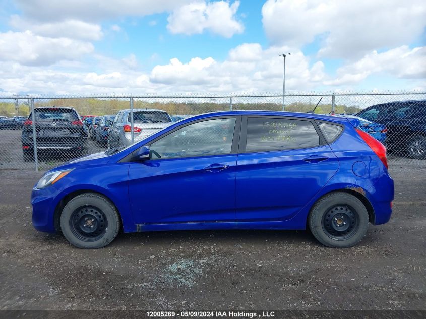 2012 Hyundai Accent Gls/Gs/Se VIN: KMHCU5AE6CU047776 Lot: 12005269