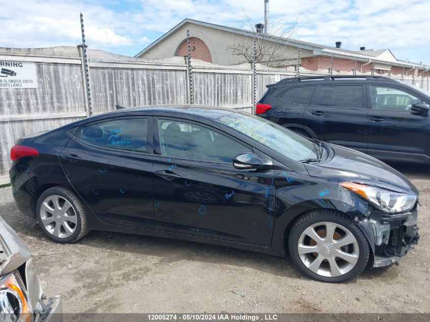 2013 Hyundai Elantra Limited VIN: 5NPDH4AE5DH307796 Lot: 12005274