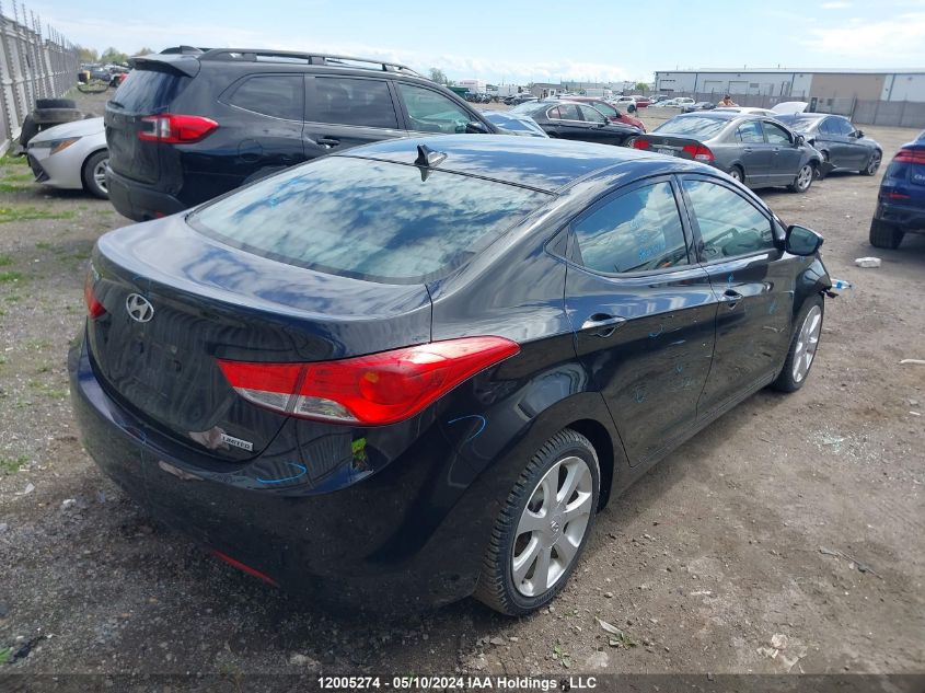 2013 Hyundai Elantra Limited VIN: 5NPDH4AE5DH307796 Lot: 12005274