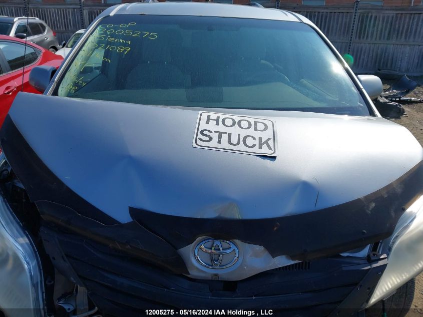 2011 Toyota Sienna V6 7 Passenger VIN: 5TDZK3DC3BS021089 Lot: 12005275