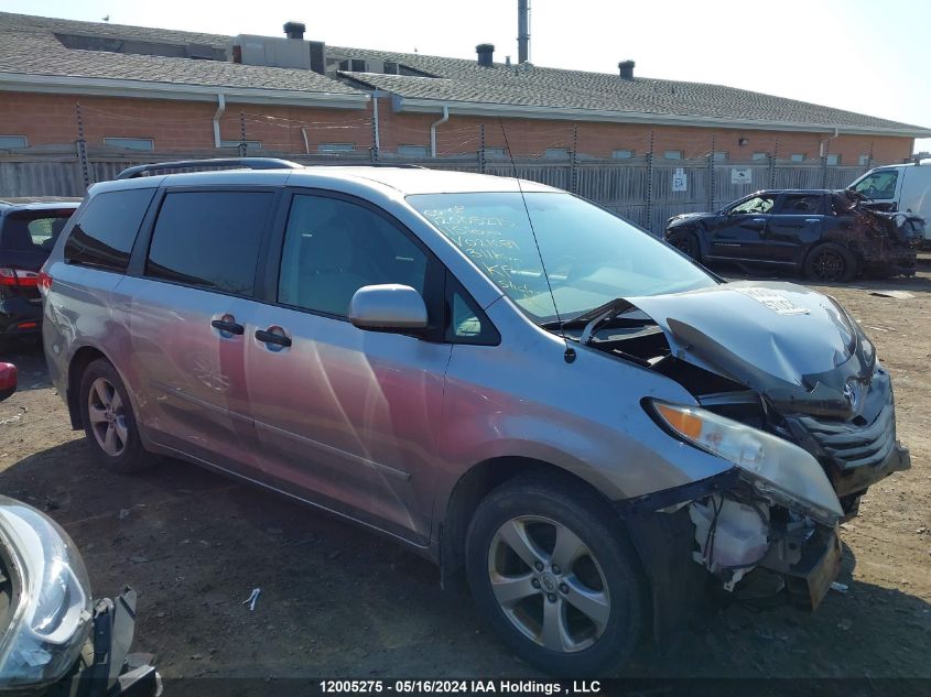 2011 Toyota Sienna V6 7 Passenger VIN: 5TDZK3DC3BS021089 Lot: 12005275