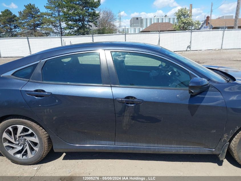 2019 Honda Civic Ex 4Dr VIN: 2HGFC2F76KH042027 Lot: 12005276