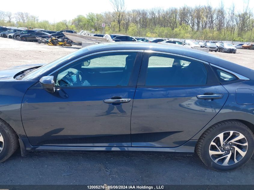 2019 Honda Civic Ex 4Dr VIN: 2HGFC2F76KH042027 Lot: 12005276