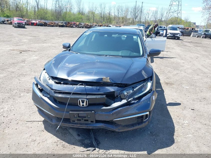 2019 Honda Civic Ex 4Dr VIN: 2HGFC2F76KH042027 Lot: 12005276