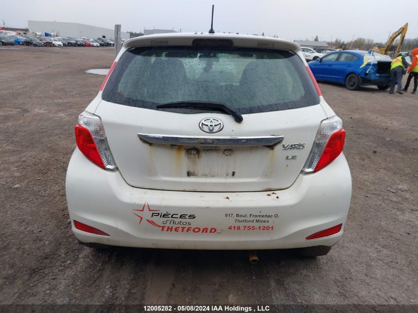 2013 Toyota Yaris VIN: JTDKTUD34DD548934 Lot: 12005282