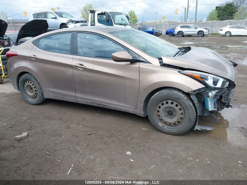 2016 Hyundai Elantra Se/Sport/Limited VIN: KMHDH4AE3GU582170 Lot: 12005283