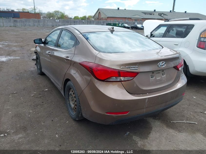 2016 Hyundai Elantra Se/Sport/Limited VIN: KMHDH4AE3GU582170 Lot: 12005283