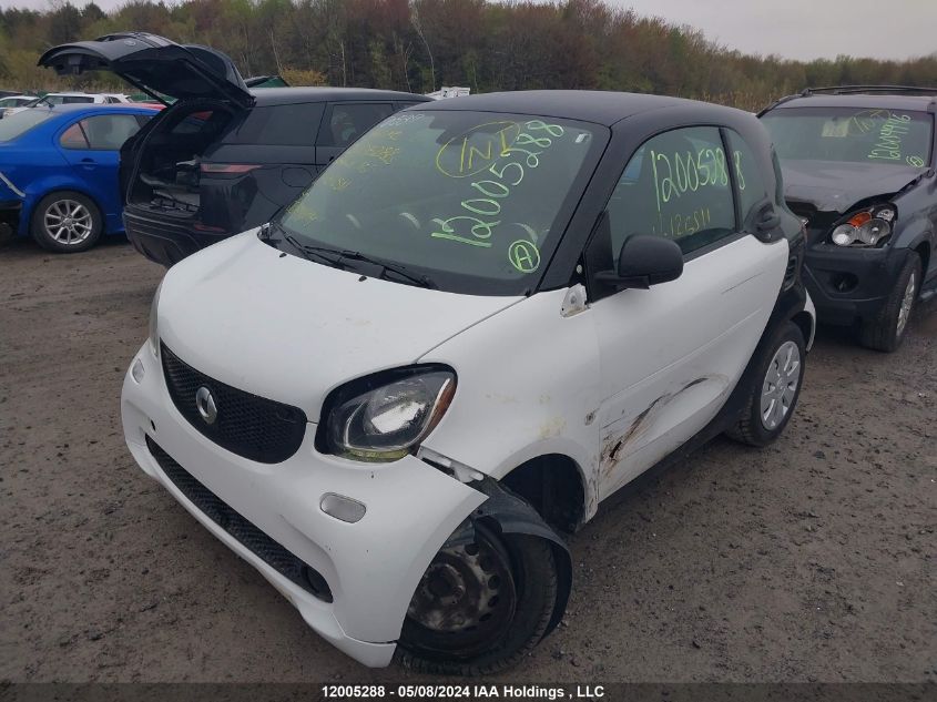 2016 Smart Fortwo VIN: WMEFJ5DA7GK126511 Lot: 12005288