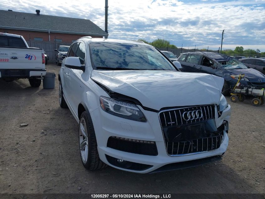 2014 Audi Q7 VIN: WA1DGCFE4ED013751 Lot: 12005297