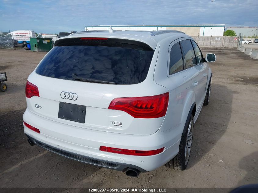 2014 Audi Q7 VIN: WA1DGCFE4ED013751 Lot: 12005297