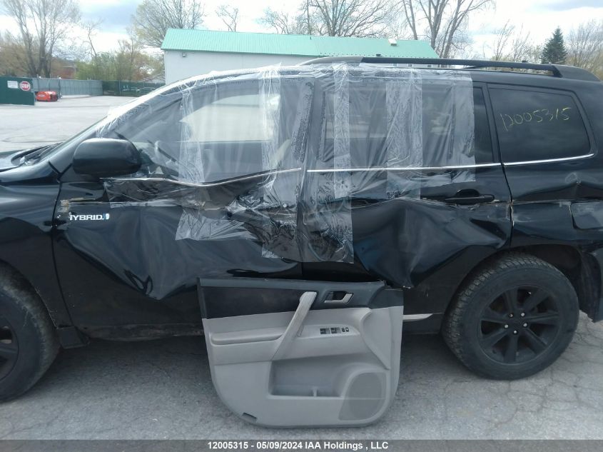 2011 Toyota Highlander Hybrid Hybrid VIN: JTEBC3EH7B2002542 Lot: 12005315